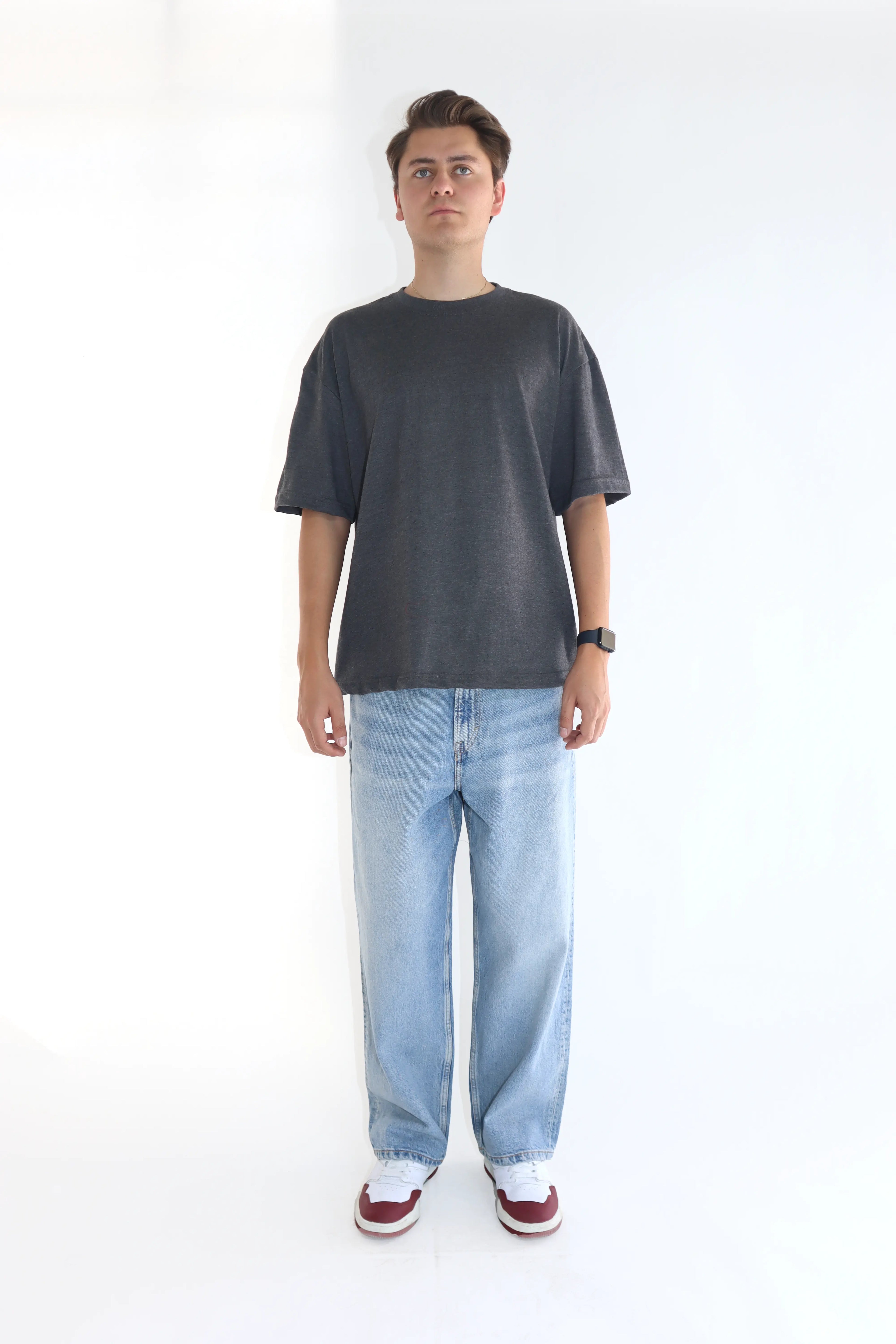 DARK JASPE OXFORD 200 GSM OVERSIZE